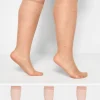 M&Co Yours Yours 3 Pack Nude Sheer Knee High Socks>Women Socks