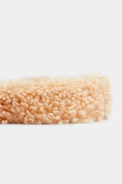 M&Co Yours Yours Beige Brown Teddy Shearling Headband><noscript><img width=
