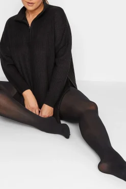 M&Co Yours Yours Black 50 Denier Microfibre Premium Tights>Women Tights