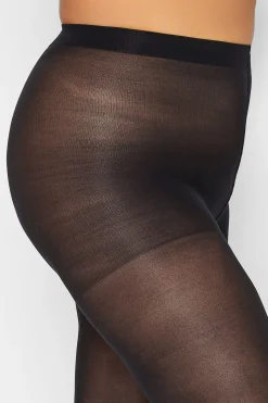 M&Co Yours Yours Black 50 Denier Microfibre Premium Tights>Women Tights