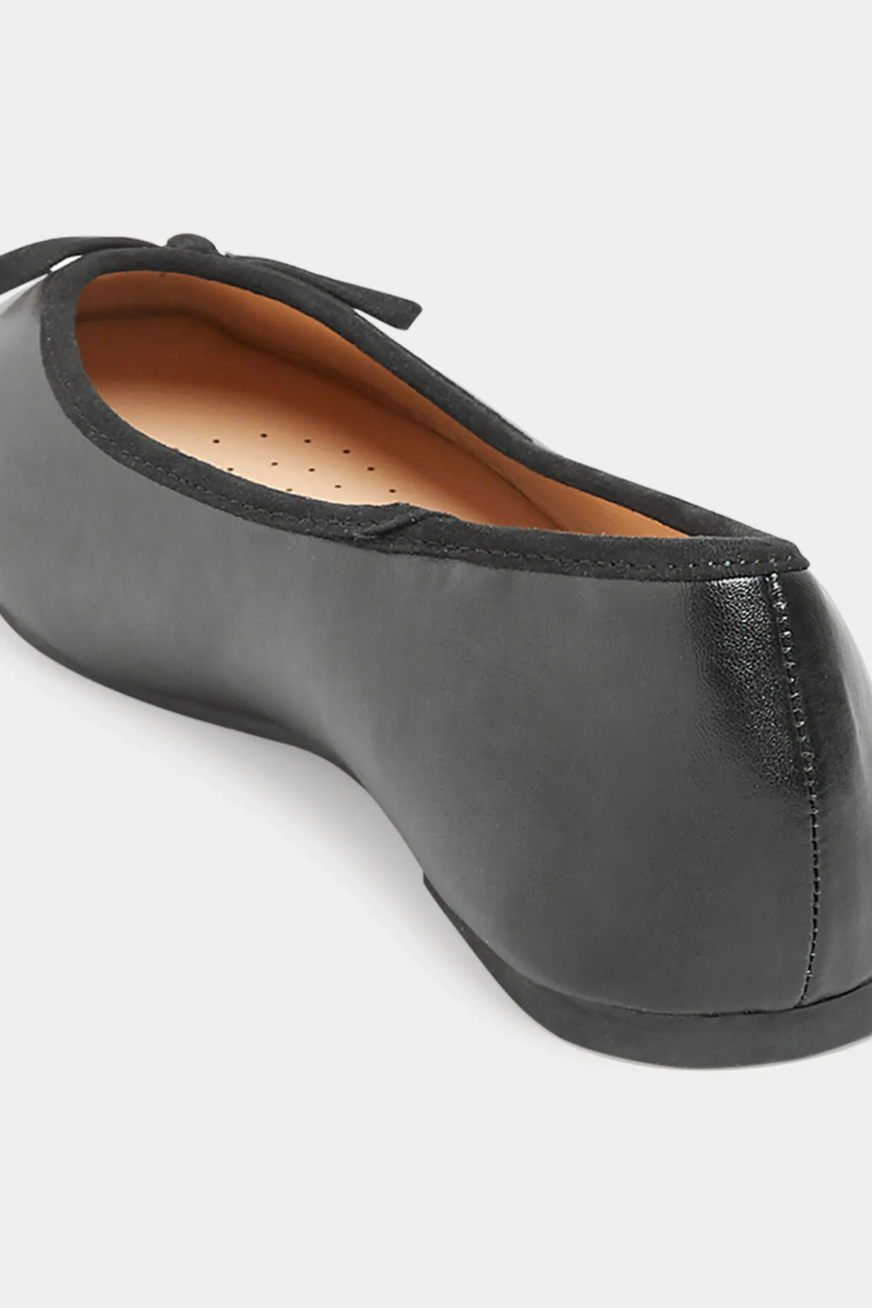 M&Co Yours Yours Black Ballerina Pumps In Wide E Fit & Extra Wide Eee Fit>Women Flat Shoes