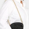 M&Co Yours Yours Black Chain Strap Camera Bag>Women Bags