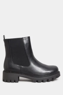 M&Co Yours Yours Black Chunky Chelsea Boots In Wide E Fit & Extra Wide Eee Fit><noscript><img width=
