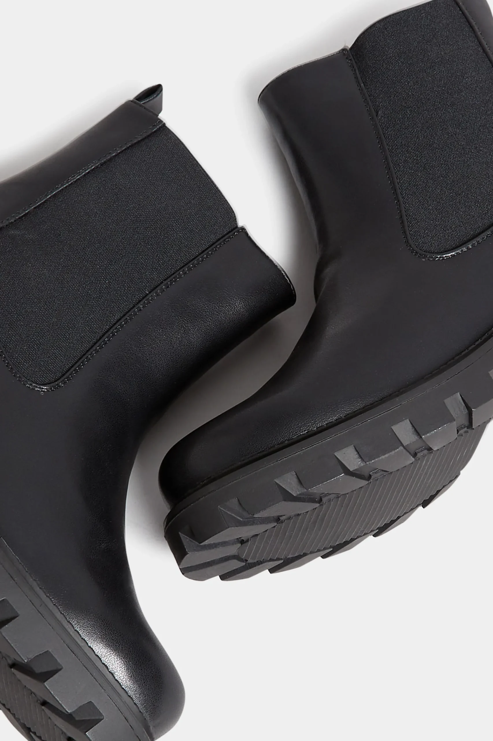 M&Co Yours Yours Black Chunky Chelsea Boots In Wide E Fit & Extra Wide Eee Fit>Women Boots