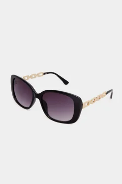 M&Co Yours Yours Black Chunky Chain Arm Sunglasses>Women Sunglasses