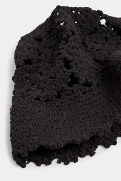 M&Co Yours Yours Black Crochet Bucket Hat><noscript><img width=