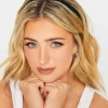 M&Co Yours Yours Black Crystal Beaded Headband>Women Hair Accessories