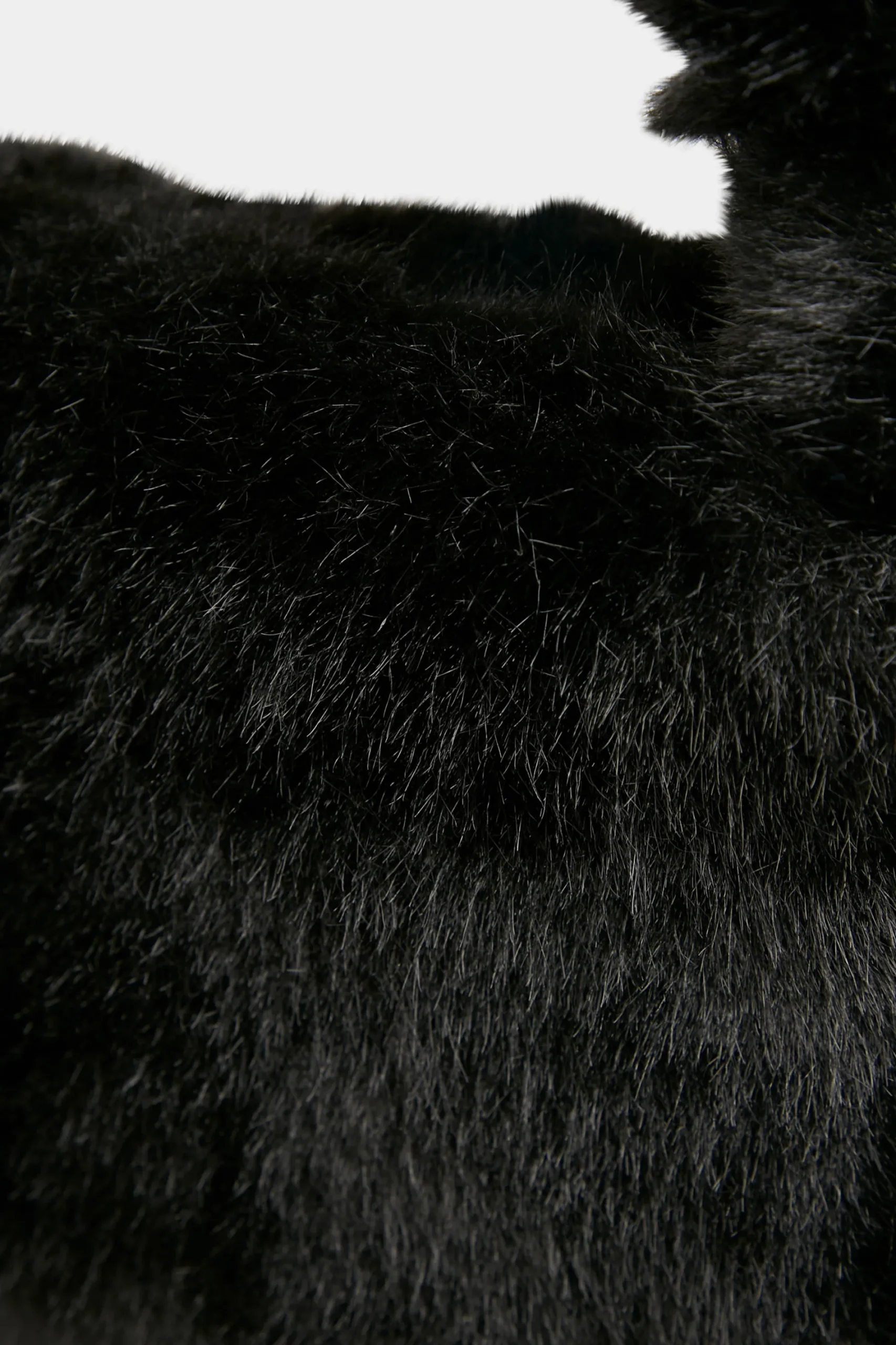 M&Co Yours Yours Black Faux Fur Knot Handle Bag>Women Bags
