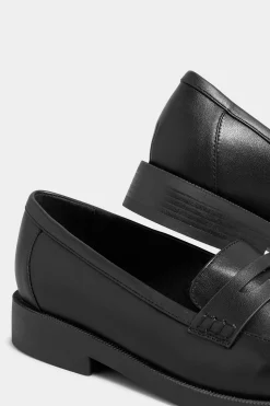 M&Co Yours Yours Black Faux Leather Tassel Loafers In Wide E Fit & Extra Wide Eee Fit><noscript><img width=