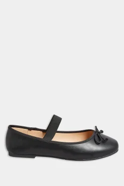 M&Co Yours Yours Black Mary Jane Ballerina Pumps In Wide E Fit & Extra Wide Eee Fit><noscript><img width=