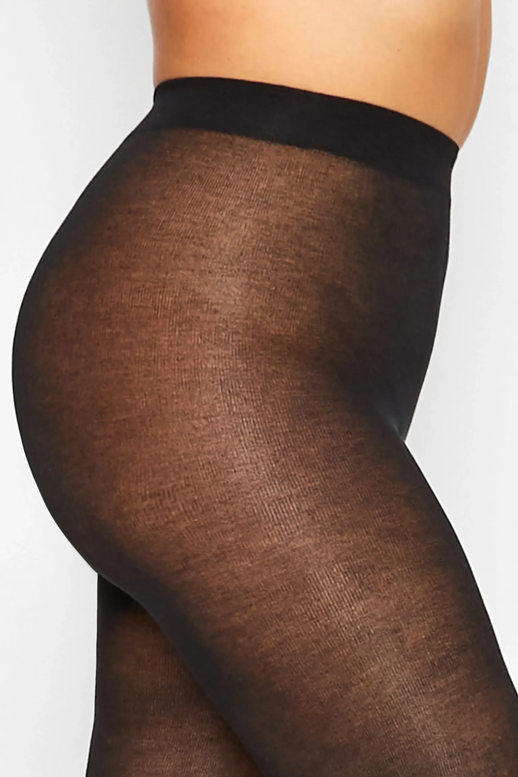M&Co Yours Yours Black Maxi Soft Touch Luxury Tights>Women Tights