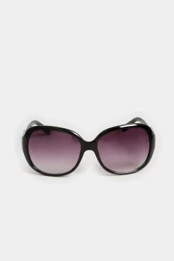 M&Co Yours Yours Black Oversized Double Circle Sunglasses>Women Sunglasses