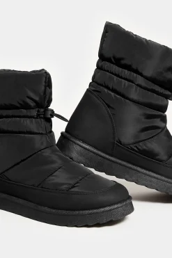 M&Co Yours Yours Black Padded Snow Boots In Extra Wide Eee Fit><noscript><img width=