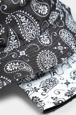 M&Co Yours Yours Black Paisley Print Bucket Hat><noscript><img width=