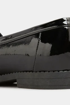 M&Co Yours Yours Black Patent Loafers In Wide E Fit & Extra Wide Eee Fit><noscript><img width=