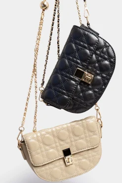 M&Co Yours Yours Black Quilted Chain Shoulder Bag><noscript><img width=