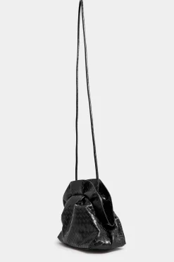M&Co Yours Yours Black Slouch Chain Bag>Women Bags