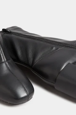 M&Co Yours Yours Black Square Toe Heeled Boots In Wide E Fit & Extra Wide Eee Fit><noscript><img width=