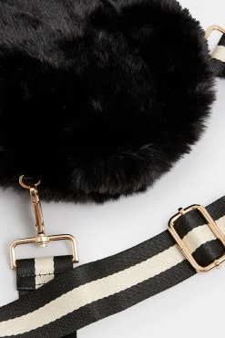 M&Co Yours Yours Black Tape Strap Circle Bag><noscript><img width=