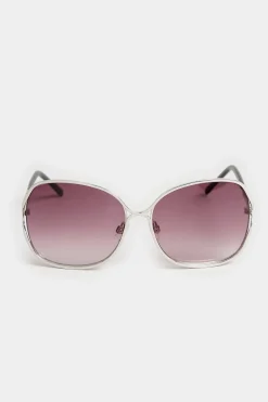 M&Co Yours Yours Black Tinted Metal Arm Sunglasses>Women Sunglasses