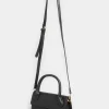 M&Co Yours Yours Black Top Handle Crossbody Bag>Women Bags