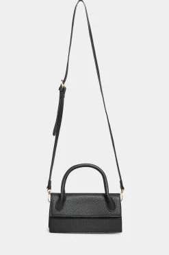 M&Co Yours Yours Black Top Handle Crossbody Bag>Women Bags