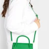 M&Co Yours Yours Bright Green Top Handle Crossbody Bag>Women Bags