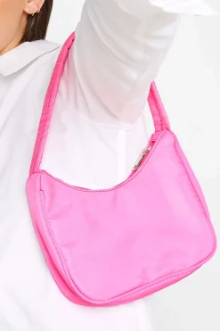 M&Co Yours Yours Bright Pink Fabric Shoulder Bag>Women Bags