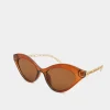 M&Co Yours Yours Brown Cat Eye Sunglasses>Women Sunglasses