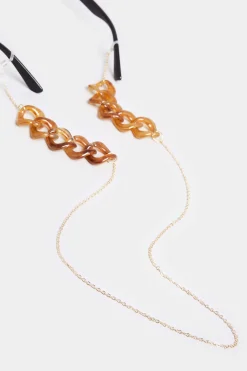 M&Co Yours Yours Brown Chunky Sunglasses Chain>Women Sunglasses