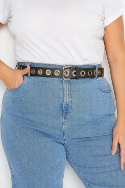 M&Co Yours Yours Brown Eyelet Detail Belt>Women Belts