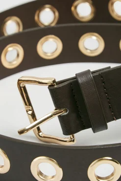M&Co Yours Yours Brown Eyelet Detail Belt><noscript><img width=