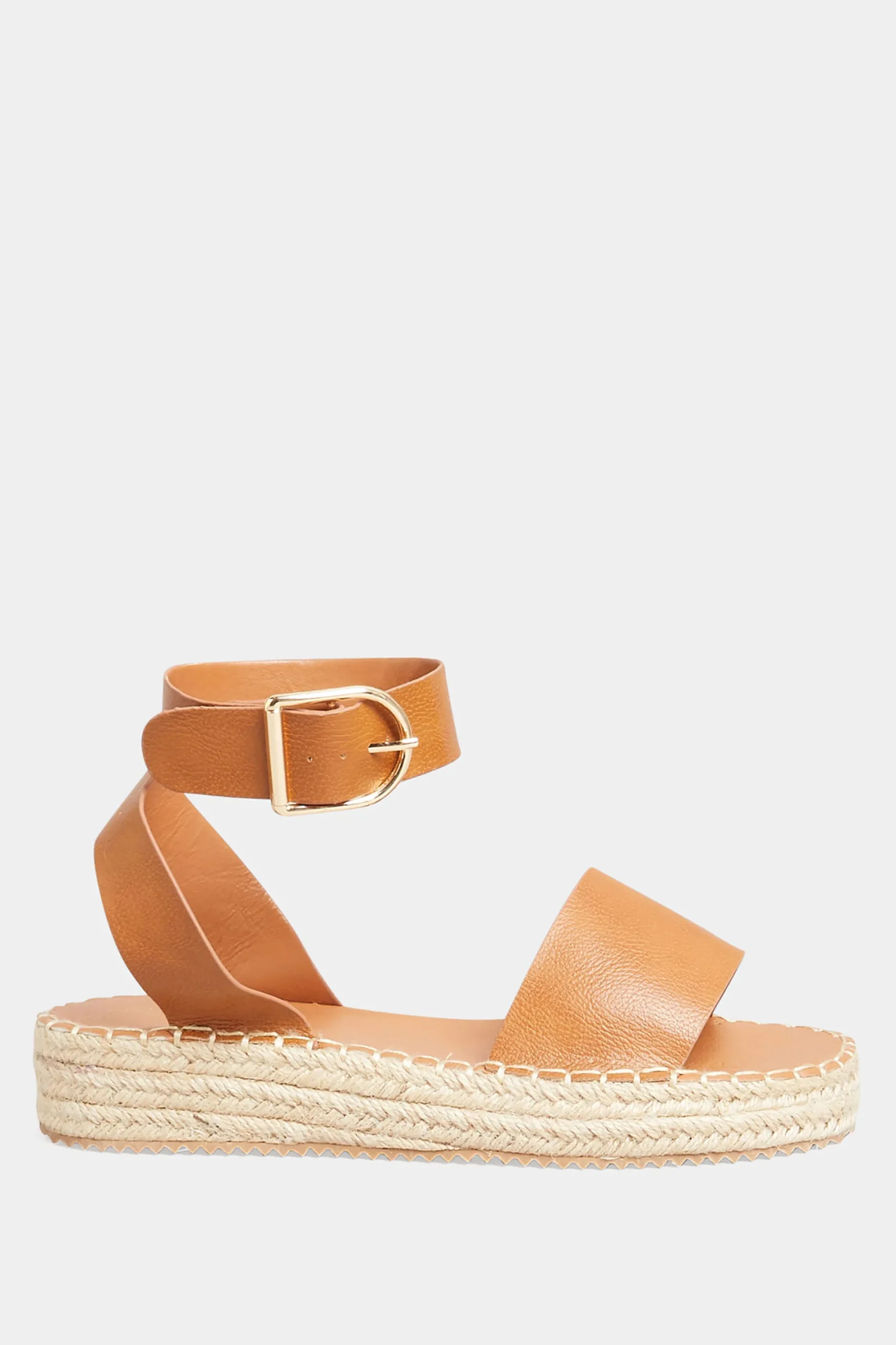 M&Co Yours Yours Brown Flatform Espadrilles In Wide E Fit & Extra Wide Eee Fit>Women Flat Shoes