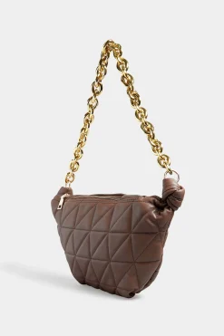 M&Co Yours Yours Brown Quilted Shoulder Bag><noscript><img width=