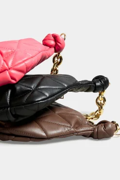 M&Co Yours Yours Brown Quilted Shoulder Bag><noscript><img width=