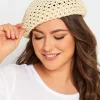 M&Co Yours Yours Cream Straw Beret>Women Hats