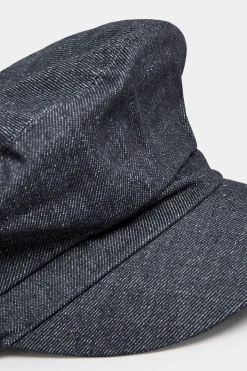 M&Co Yours Yours Dark Blue Denim Baker Boy Hat><noscript><img width=