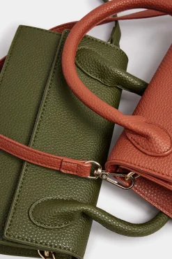 M&Co Yours Yours Dark Green Top Handle Crossbody Bag><noscript><img width=