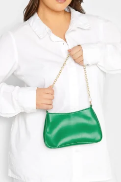 M&Co Yours Yours Green Detachable Chain Shoulder Bag>Women Bags