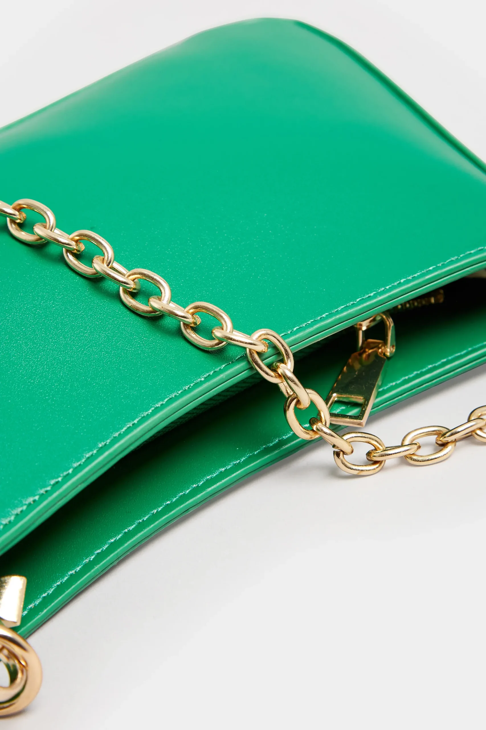 M&Co Yours Yours Green Detachable Chain Shoulder Bag>Women Bags