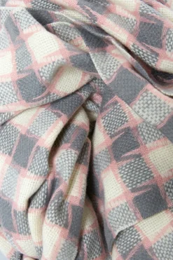 M&Co Yours Yours Grey Square Check Tassel Scarf><noscript><img width=