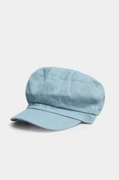 M&Co Yours Yours Light Blue Denim Baker Boy Hat>Women Hats