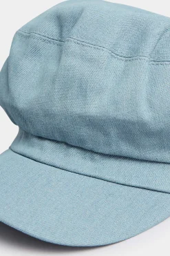 M&Co Yours Yours Light Blue Denim Baker Boy Hat><noscript><img width=