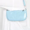 M&Co Yours Yours Light Blue Faux Croc Shoulder Bag>Women Bags