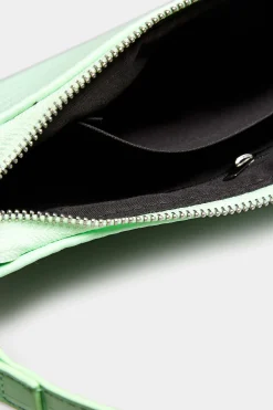 M&Co Yours Yours Light Green Faux Croc Shoulder Bag><noscript><img width=