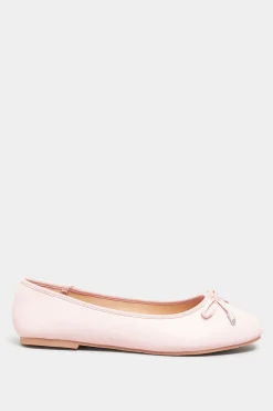 M&Co Yours Yours Light Pink Ballerina Pumps In Wide E Fit & Extra Wide Eee Fit><noscript><img width=
