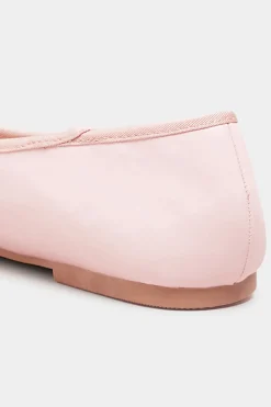 M&Co Yours Yours Light Pink Ballerina Pumps In Wide E Fit & Extra Wide Eee Fit><noscript><img width=