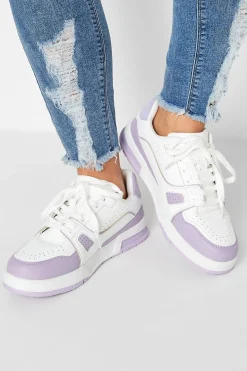 M&Co Yours Yours Lilac Purple Chunky Trainers In Extra Wide Eee Fit>Women Trainers