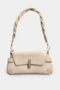 M&Co Yours Yours Nude Faux Leather Twisted Handle Shoulder Bag><noscript><img width=