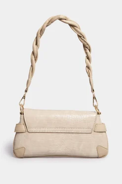 M&Co Yours Yours Nude Faux Leather Twisted Handle Shoulder Bag><noscript><img width=